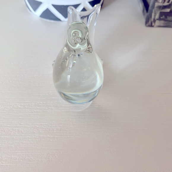 Vintage 4x3” glass paperweight bird dove. - Picture 4 of 6